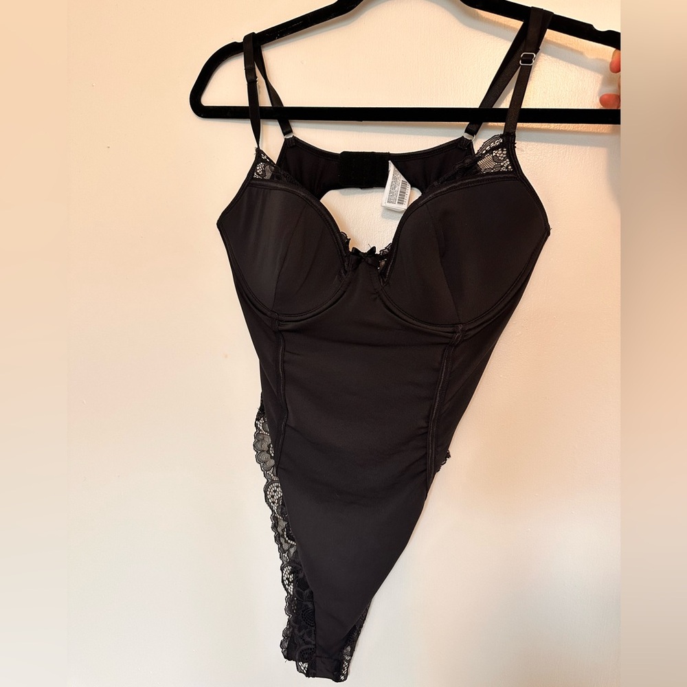 Forever 21 Black Lace Bodysuit